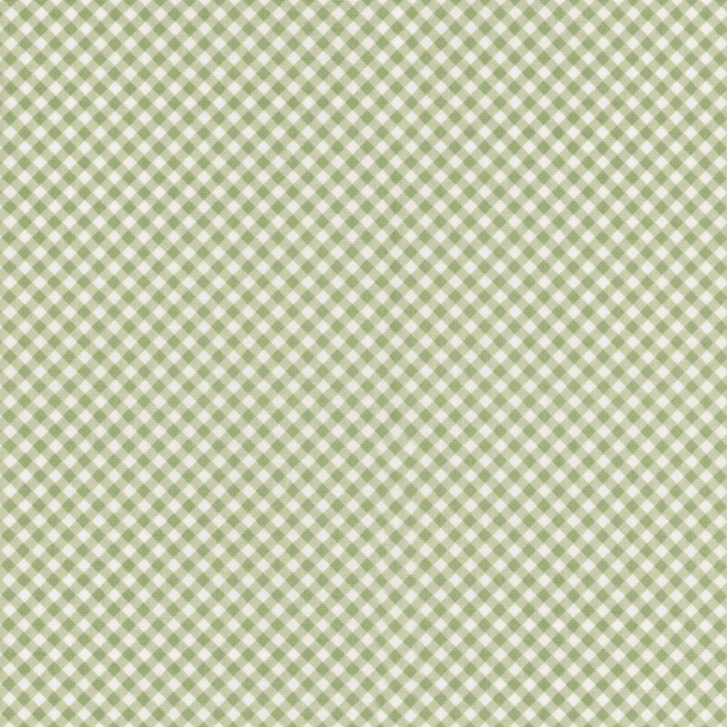 green diagonal gingham fabric pattern