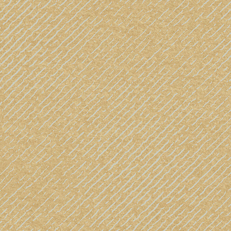 tan fabric background with faint white lines going diagonal 