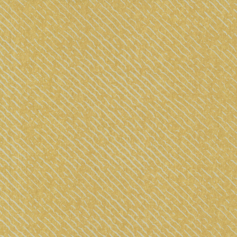 A textured yellow background with fine, diagonal white lines.