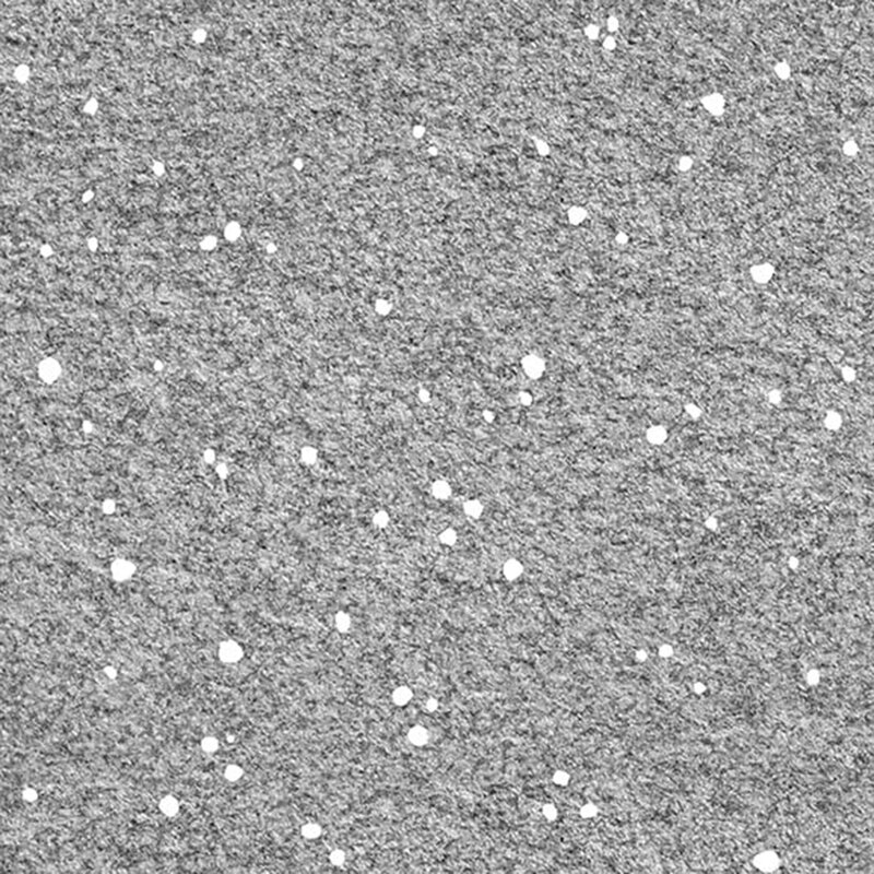 a fabric pattern of snow falling slowly over a gray background