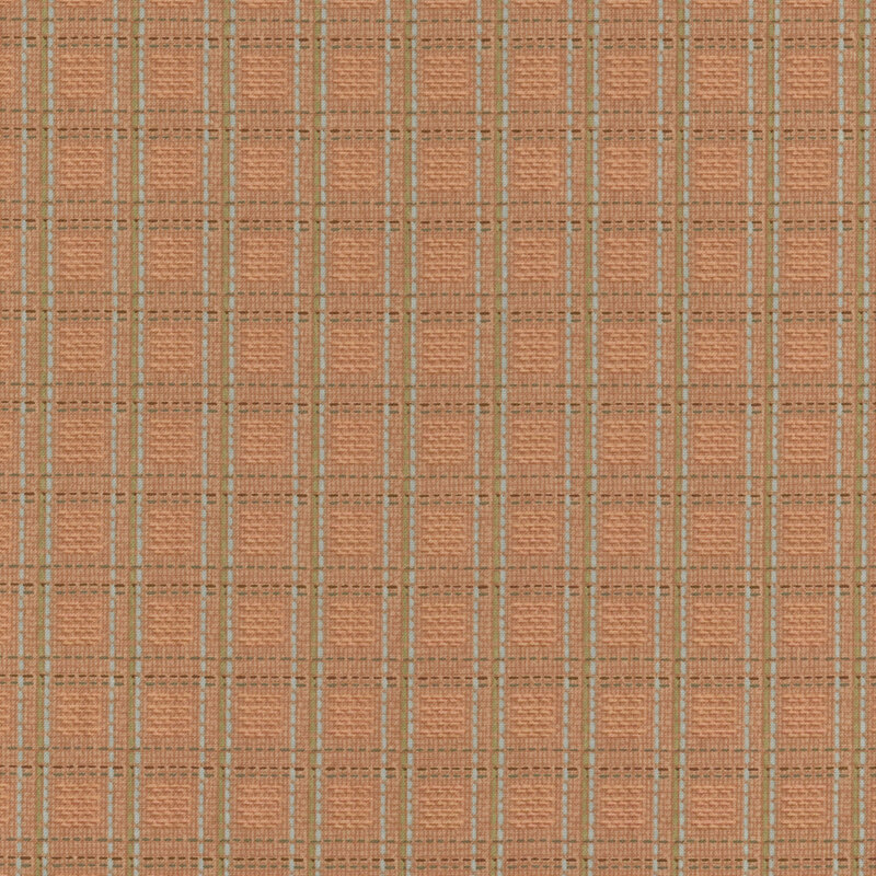 classic plaid fabric pattern in warm earthy tones
