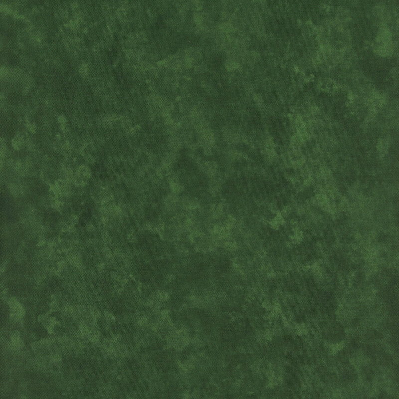 Marbled forest green fabric swatch.