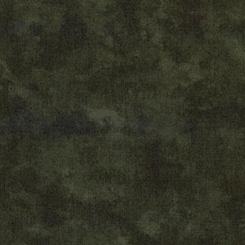 Dark green fabric swatch.