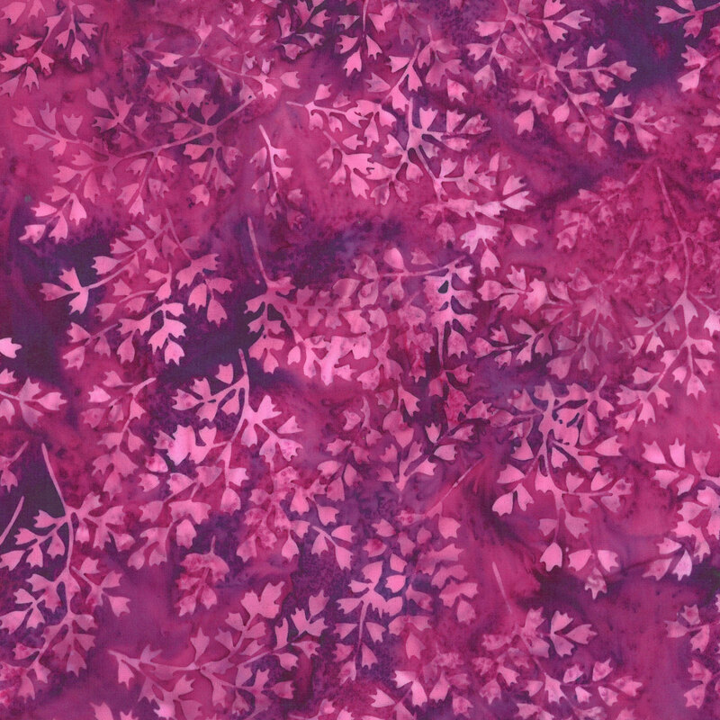 fabric pattern of leave and branches 