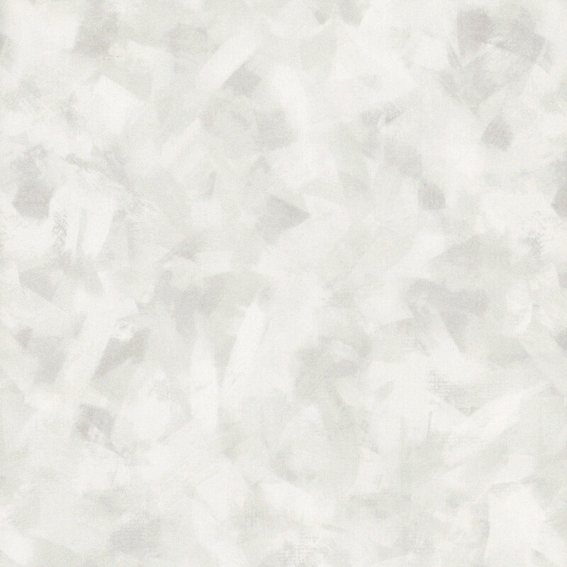 fabric pattern of white and gray brush strokes