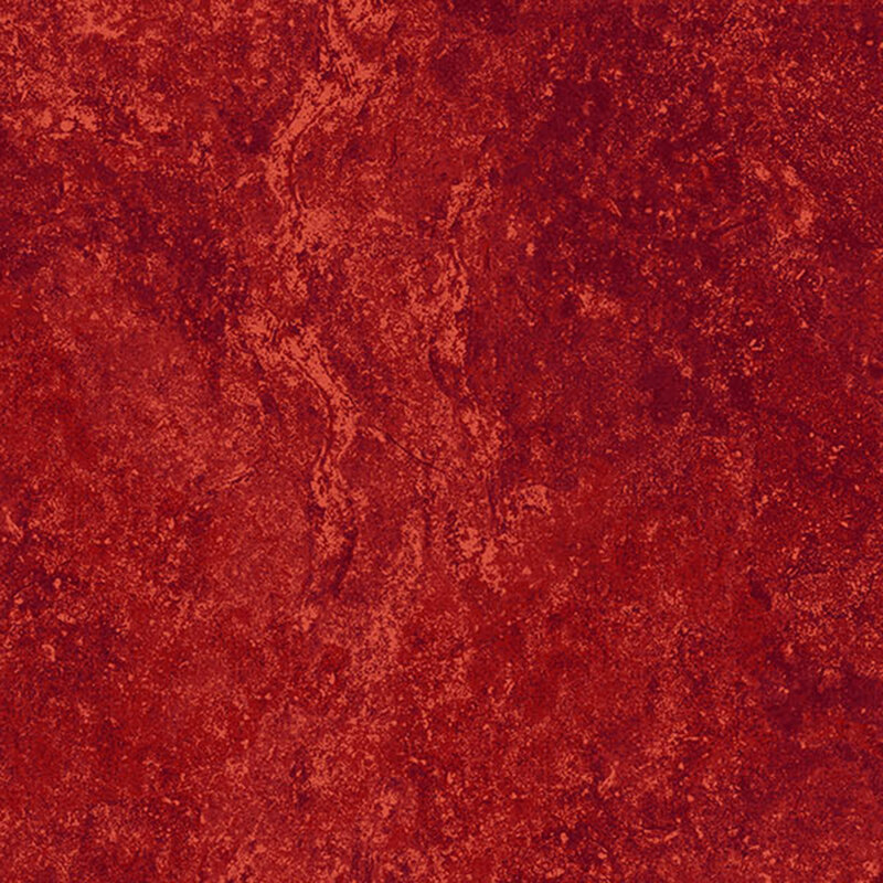 Garnet red fabric with a marbled texture.