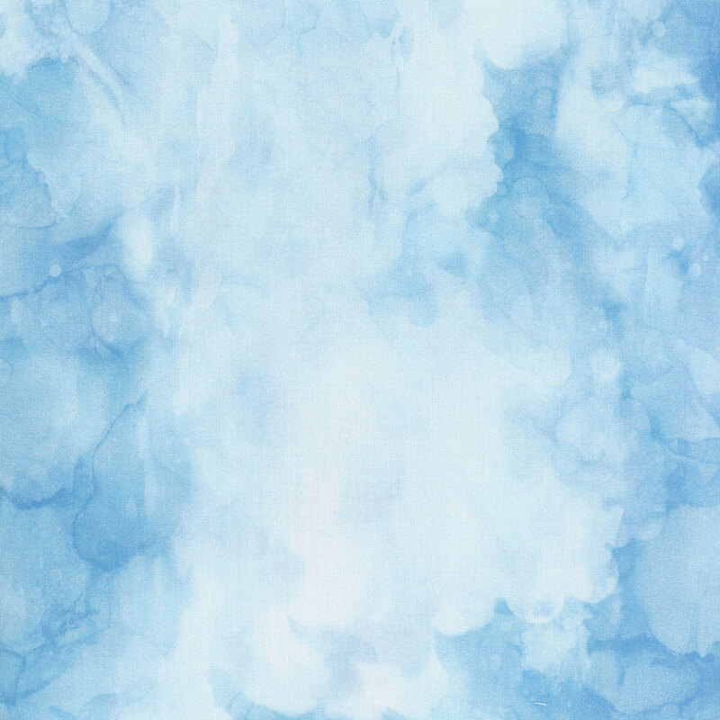 Light blue abstract watercolor texture with soft, blended patterns and varying shades of blue.