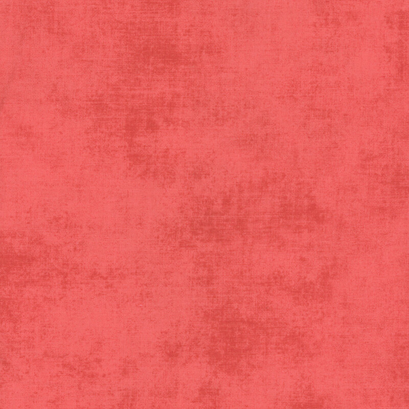 Textured, medium coral fabric swatch.