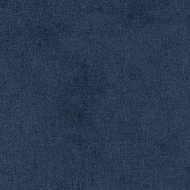 Textured, dark denim blue fabric swatch.