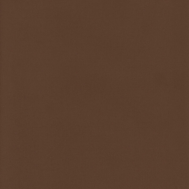 Solid chestnut brown fabric swatch.