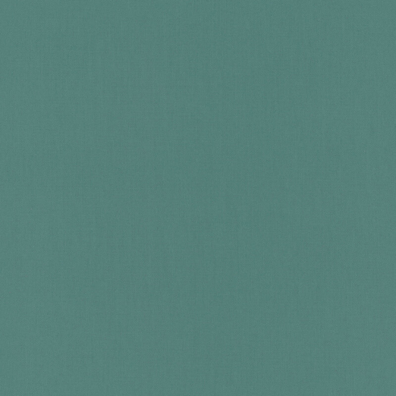 Solid dusty medium teal fabric swatch.