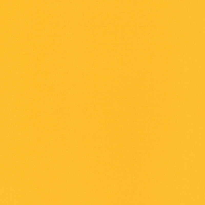 Solid bright golden yellow fabric swatch.