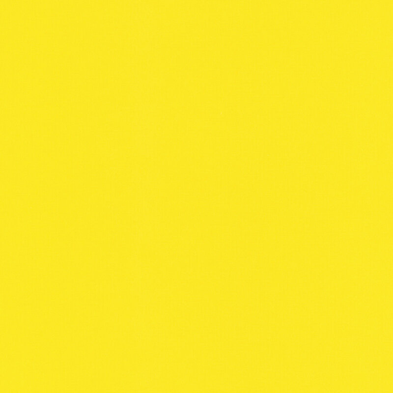 Solid electric yellow fabric swatch.