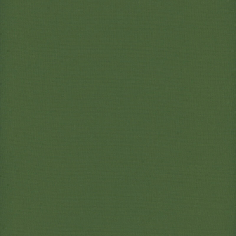 Solid shrub green fabric swatch.