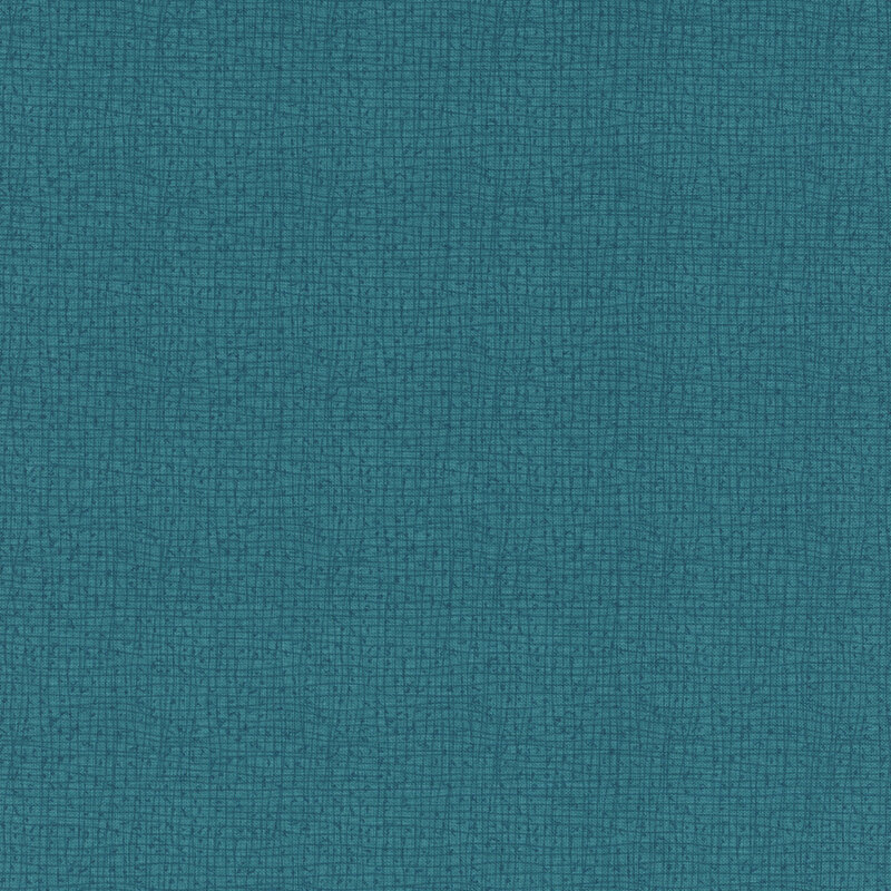 Solid teal fabric texture with a subtle woven pattern.