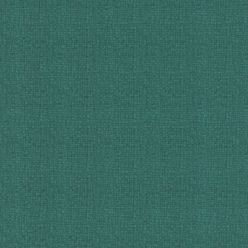 Textured dark teal fabric with a subtle grid pattern.