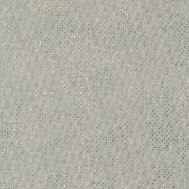 Textured gray fabric with a pattern of small speckles