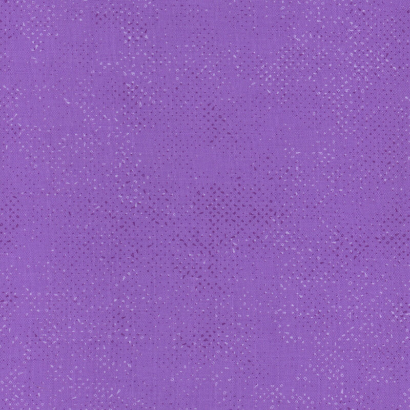 Textured purple fabric with a pattern of small tonal speckles