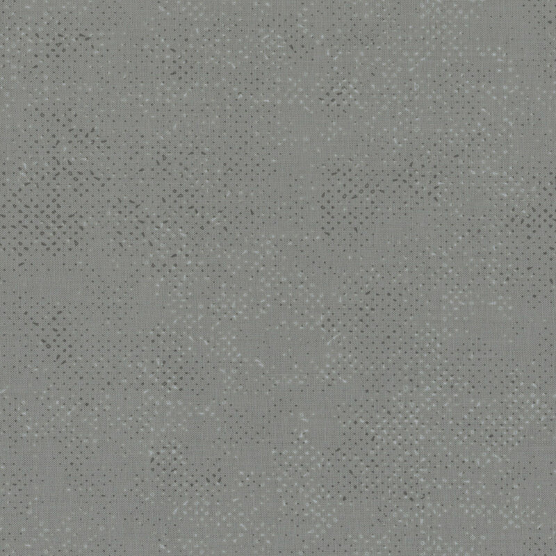 Textured gray fabric with a pattern of small tonal speckles