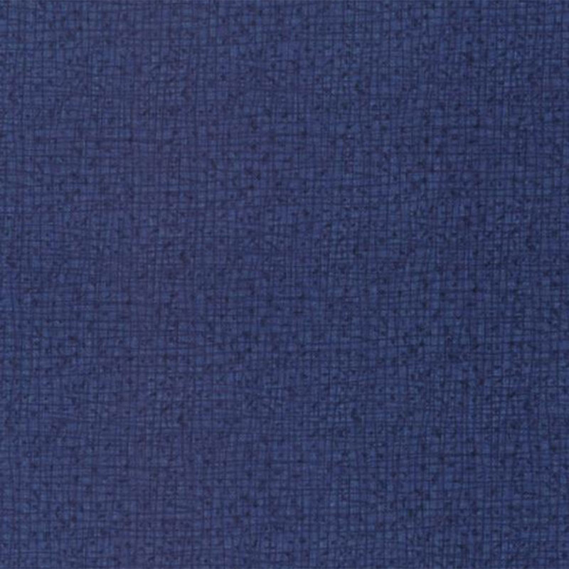 Textured blue background with a subtle grid pattern, creating a soft, woven appearance.