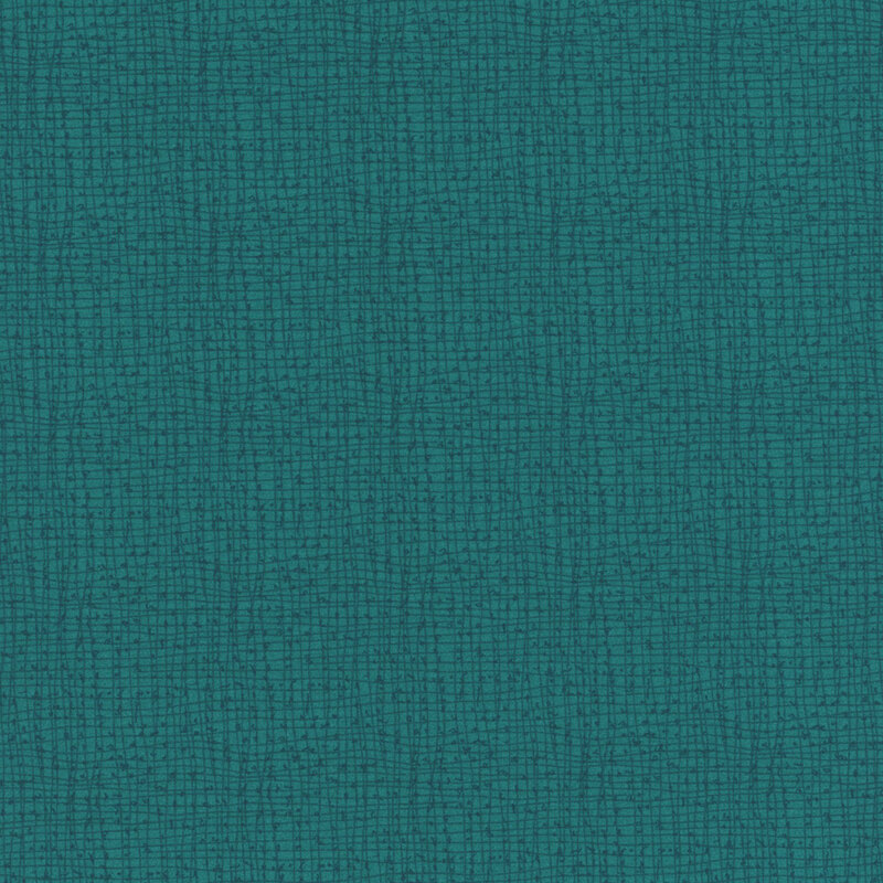 Solid teal fabric texture with a subtle woven pattern.