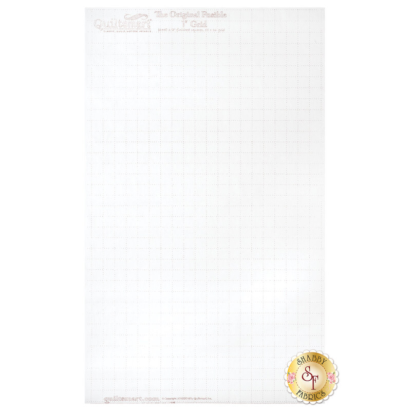 Sheet of fusible interfacing with a 1