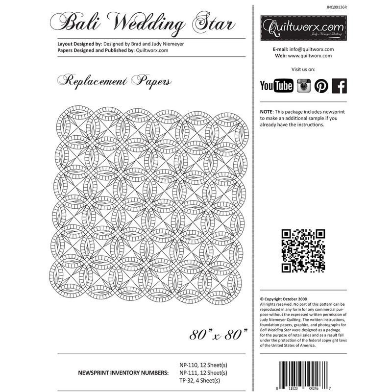 Bali Wedding Star Replacement Papers