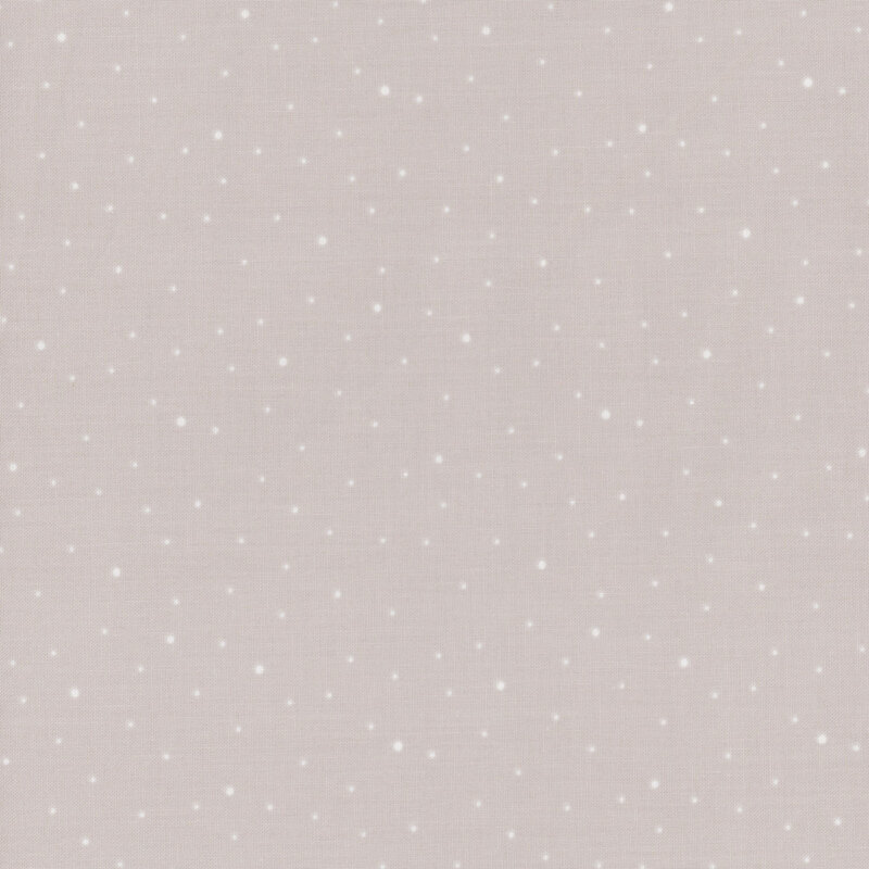 Light gray fabric with scattered small white dots.