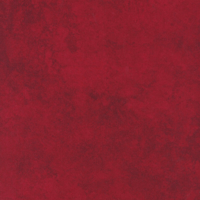 deep red mottled flannel fabric.