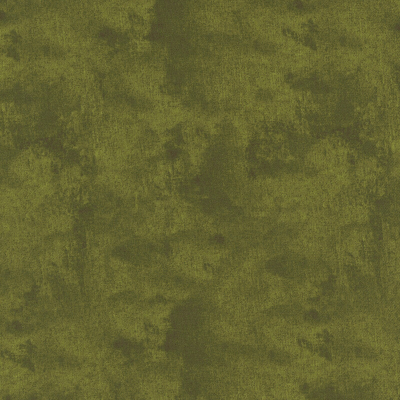 Mottled, textured, and tonal forest green fabric swatch.