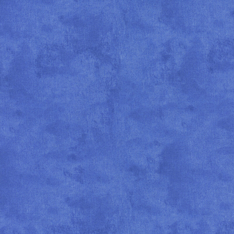 Mottled, textured, and tonal royal blue fabric swatch.