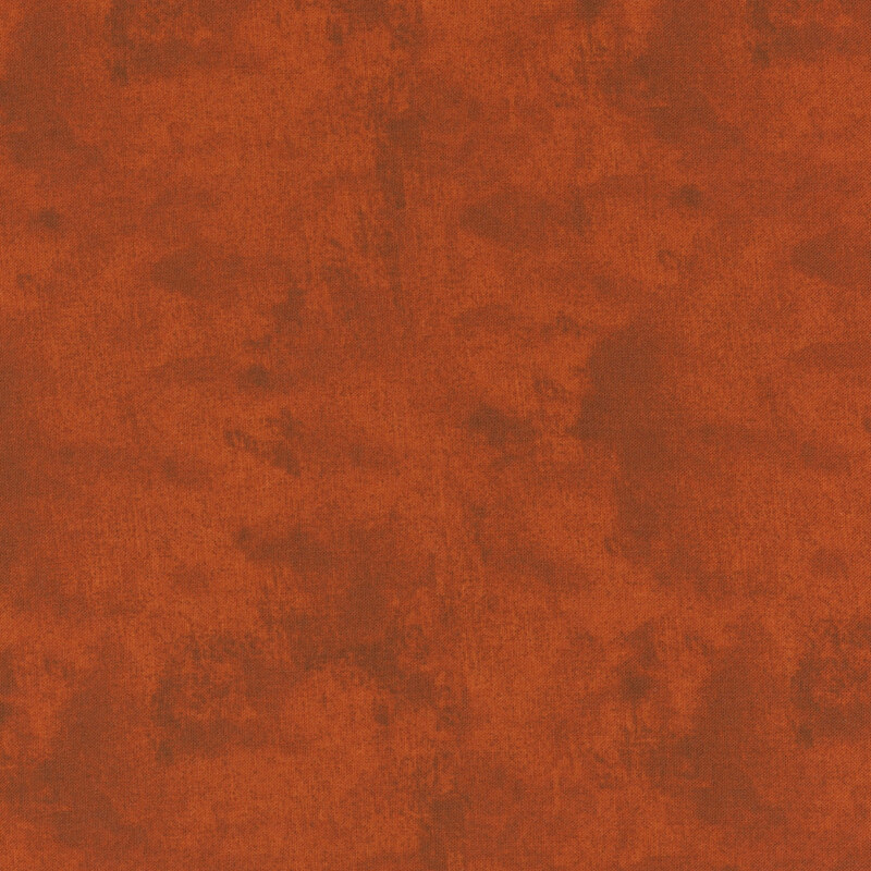 Mottled, textured, and tonal vibrant orange fabric swatch.