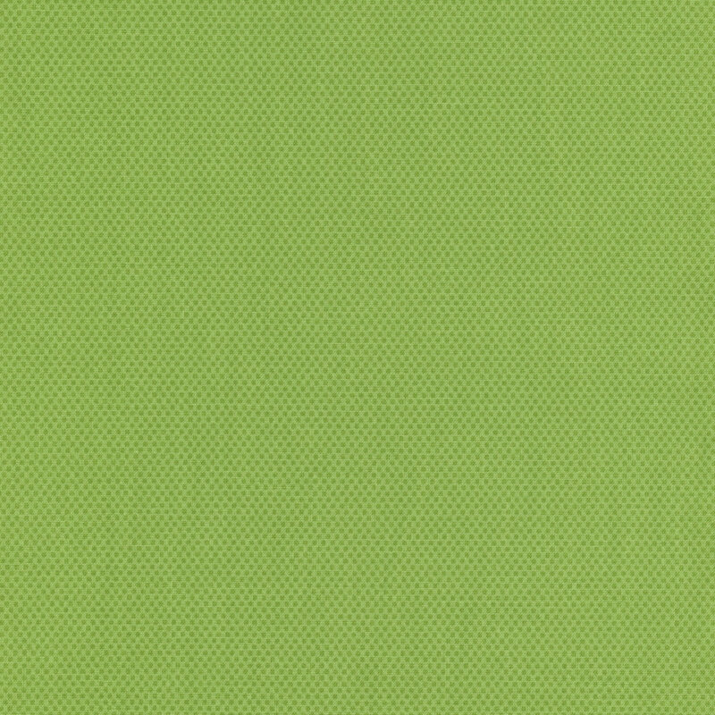 Basil green fabric featuring a dotted halftone tonal print.