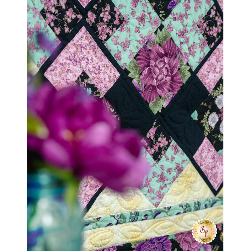 Belle Kaleidoscope Quilt Kit - Shizuka | Shabby Fabrics