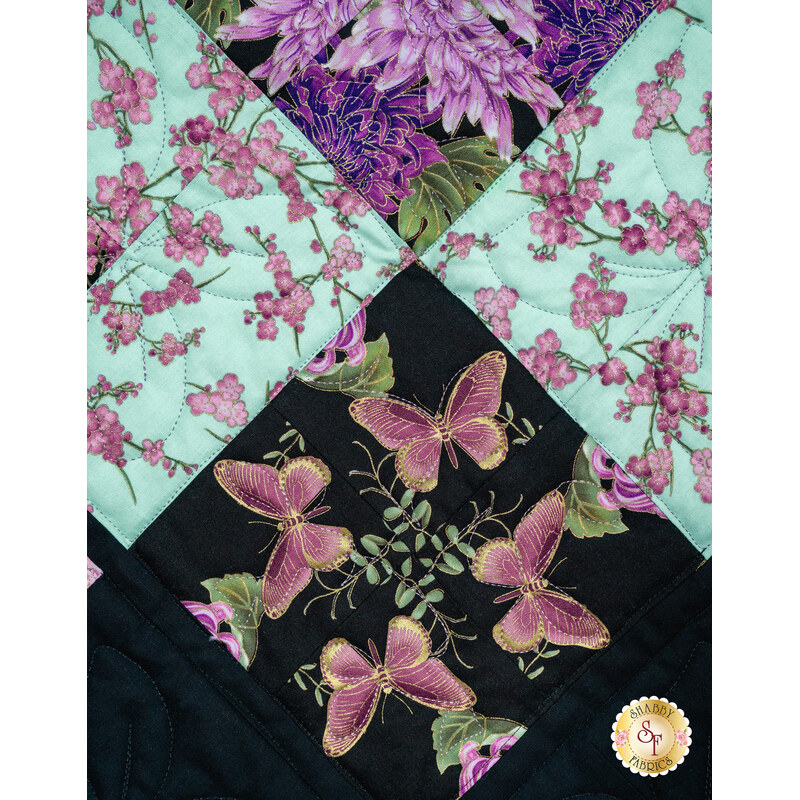 Belle Kaleidoscope Quilt Kit - Shizuka | Shabby Fabrics