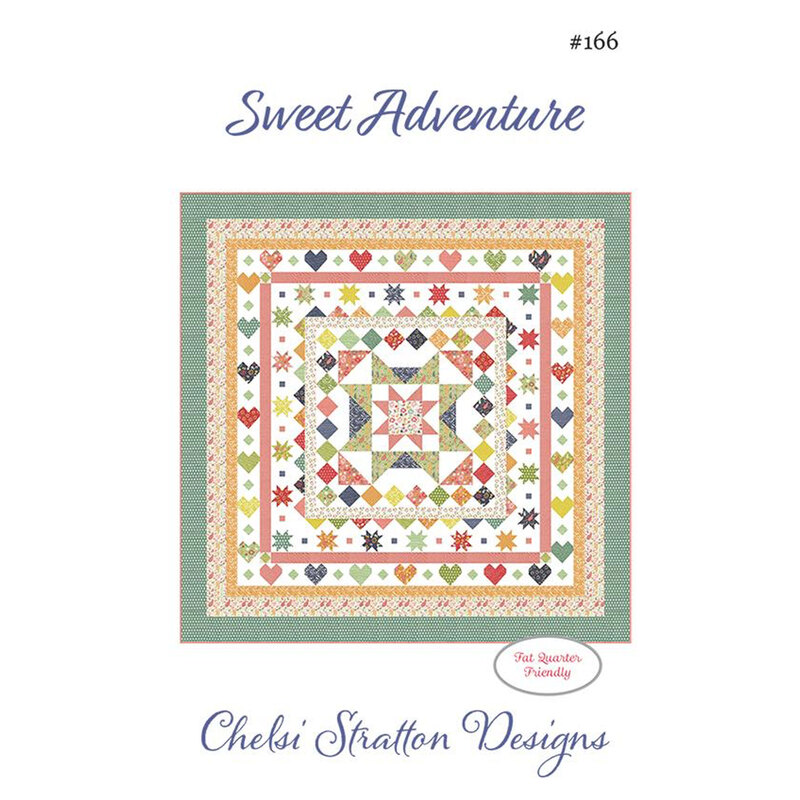 Front of pattern showing a digitized version of the finished project, displayed on a white background.