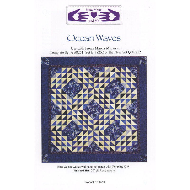 front scanned image of ocean waves instruction book