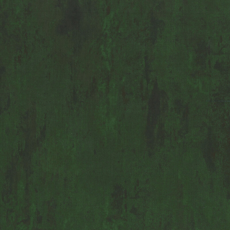 Tonal forest green fabric featuring a worn vintage texture.