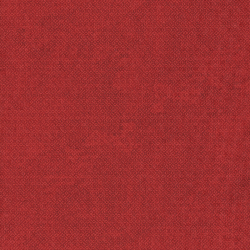 Solid red textured background with a subtle woven pattern.