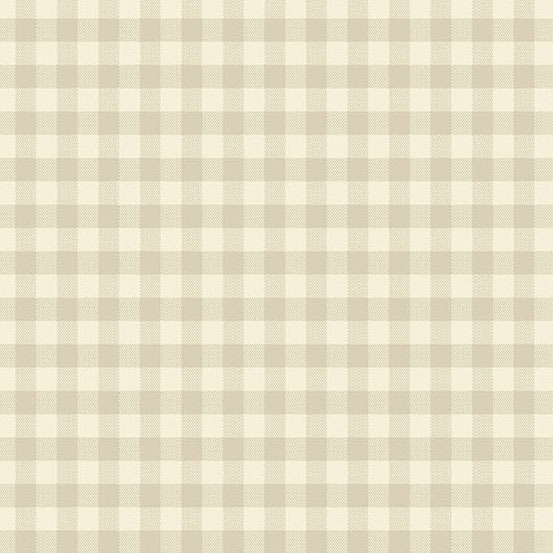 Light beige and cream gingham pattern with alternating squares.