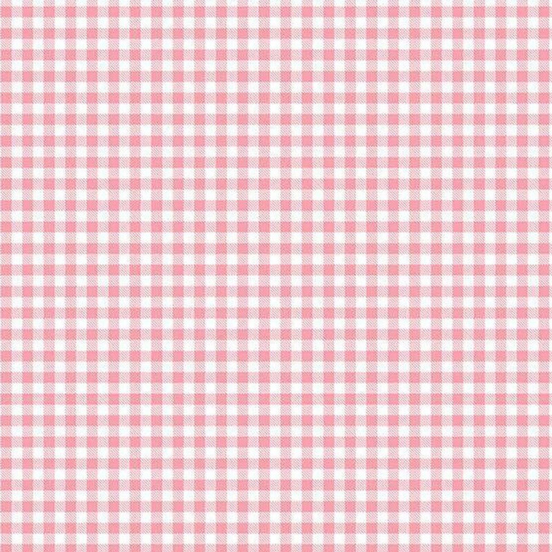 fabric pattern of a classic gingham in light pink