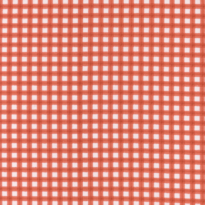 fabric pattern of a red and white classic gingham checkered pattern