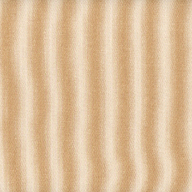 fabric pattern of tan stripes on a deep tan background