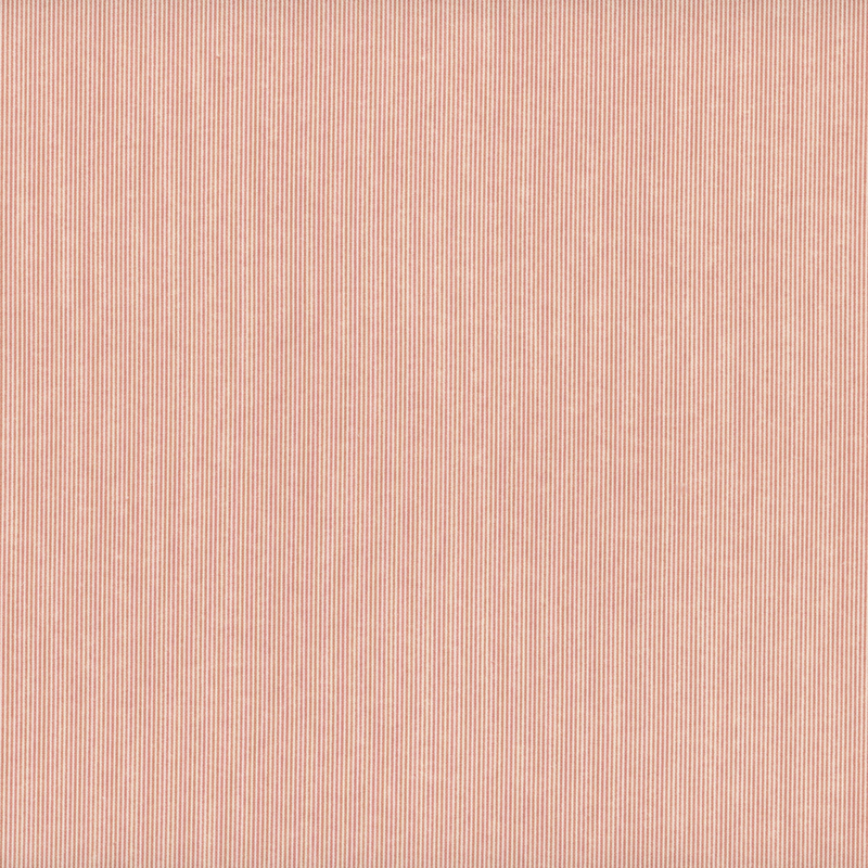 fabric pattern of soft red strips on a soft red background