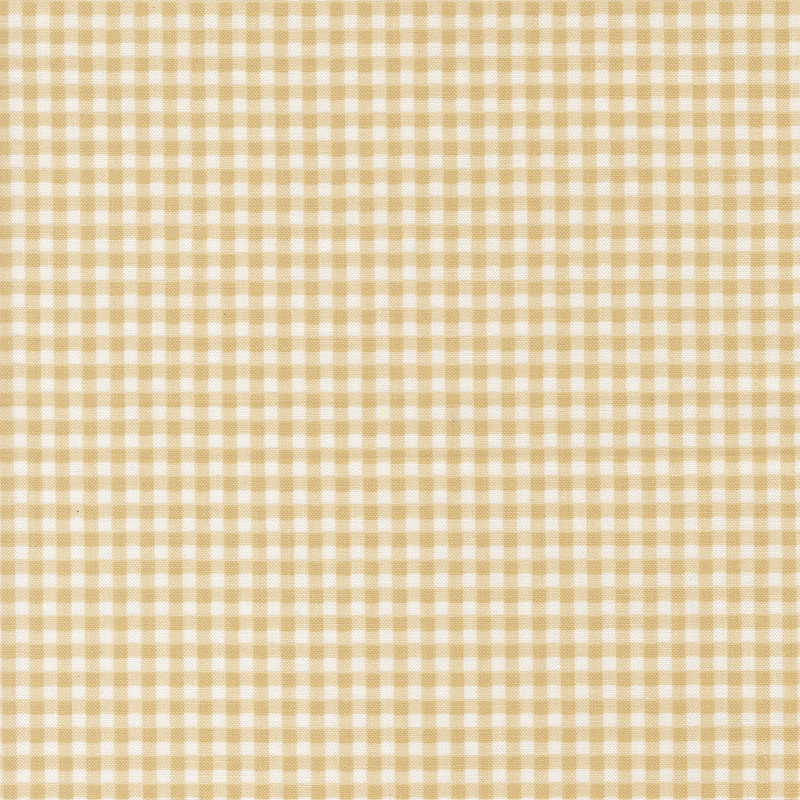 Almond brown fabric with tiny gingham print.