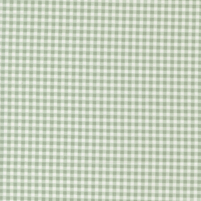 Dark aquamarine fabric with tiny gingham print.