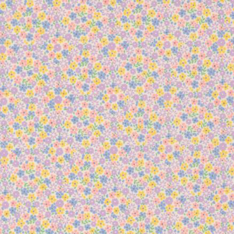 fabric pattern of florals in a repeating pattern 