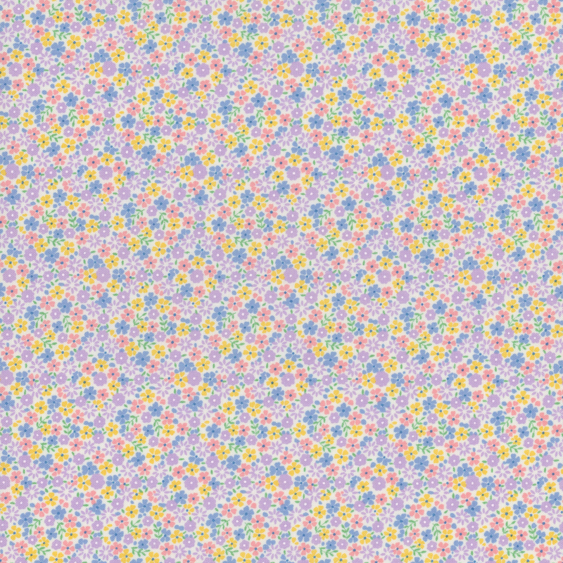 fabric pattern of florals in a repeating pattern 