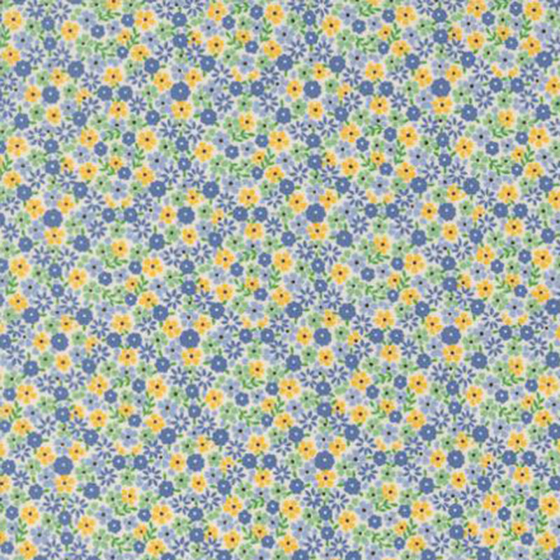 fabric pattern of florals in a repeating pattern 