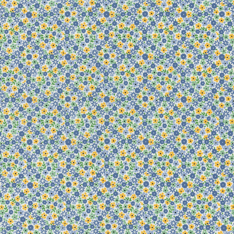 fabric pattern of florals in a repeating pattern 